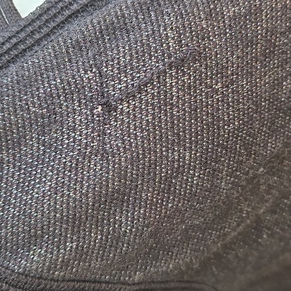 Leifsdottir Anthropologie Brown Open Cardigan with Colorful Bird Accent XS - Picture 4 of 12